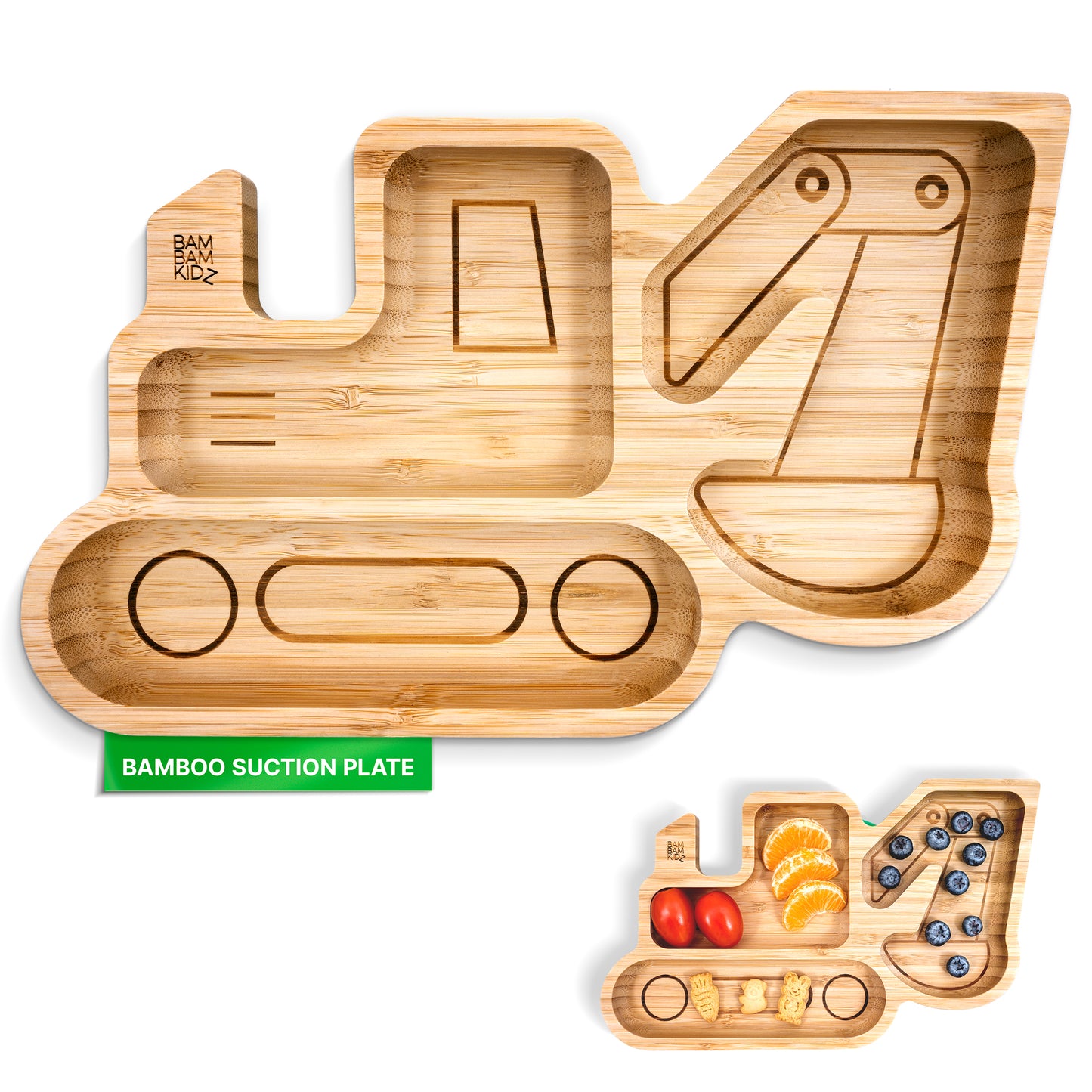 Bamboo Little Digger Suction Plate