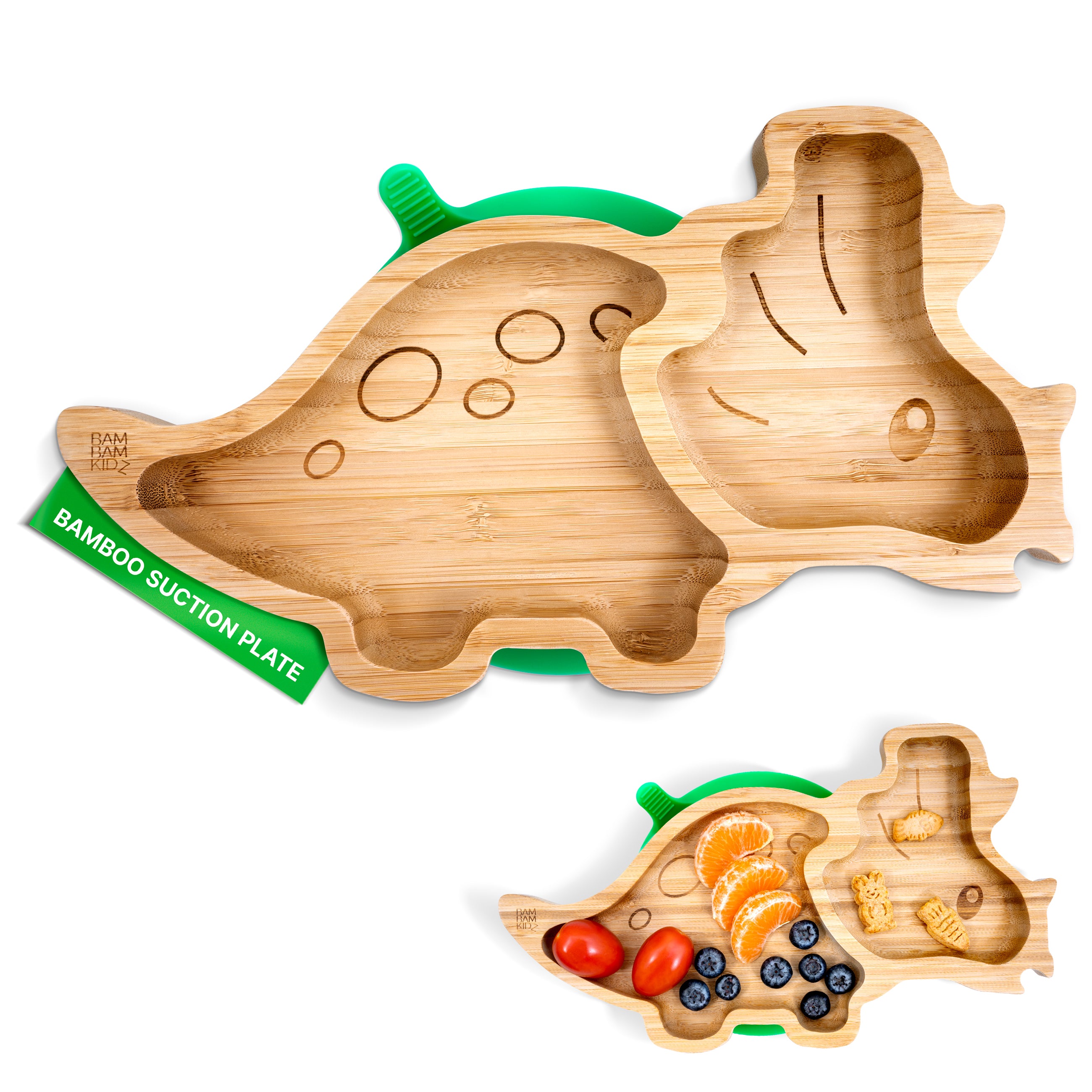 Bamboo Little Dino Suction Plate BamBamKidz